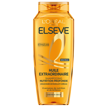 Shampoing nutrition éclat huiles rares ELSEVE - flacon 250ml