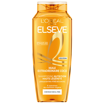 Shampoing nutrition haute légèreté coco ELSEVE - flacon 250ml