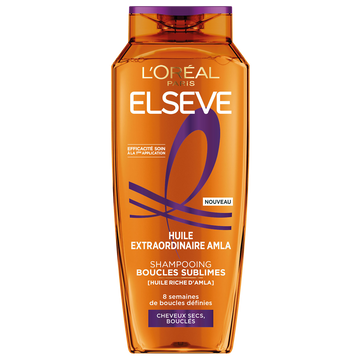 Shampoing boucles sublimes huile extraordinaire amla ELSEVE - flacon 250ml
