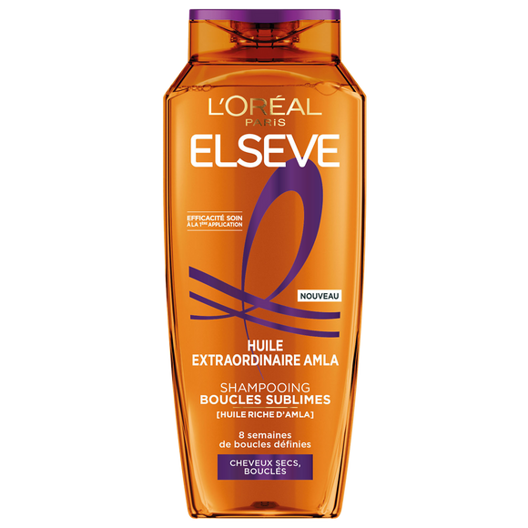 Shampoing boucles sublimes huile extraordinaire amla ELSEVE - flacon 250ml