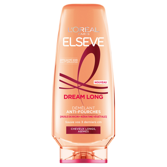 Démêlant Anti-Fourches Kératine Végétale ELSEVE DREAM LONG -200 ml