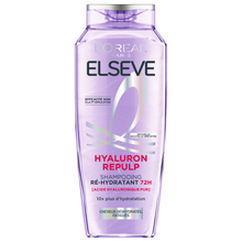 Shampooing purifiant ré-hydratant 72h ELSEVE HYALURON REPULP -250 ml