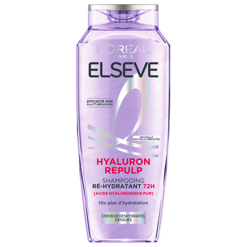 Shampooing purifiant ré-hydratant 72h ELSEVE HYALURON REPULP -250 ml