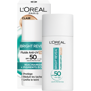 Fluide L'ORÉAL PARIS BRIGHT REVEAL NIACINAMIDE UV LIGHT 50mL