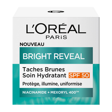Crème SPF niacinamide L'ORÉAL bright reveal anti-taches 50ml