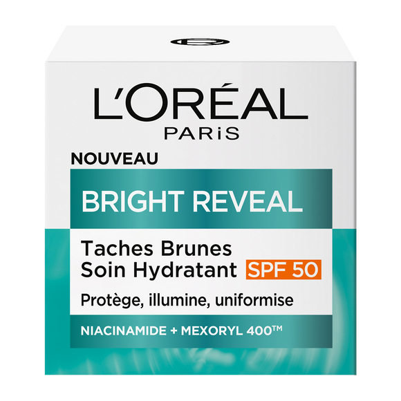 Crème SPF niacinamide L'ORÉAL bright reveal anti-taches 50ml