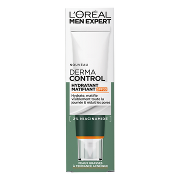 Soin hydratant matifiant spf30 derma control MEN EXPERT - tube 40ml