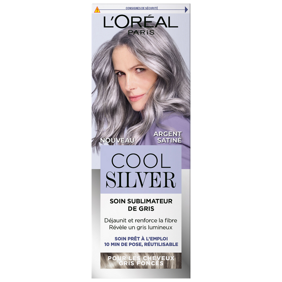Coloration cheveux argent satiné sans ammoniaque L'ORÉAL PARIS