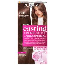 Coloration n°618 blond foncé noisette casting crème gloss L'ORÉAL PARIS