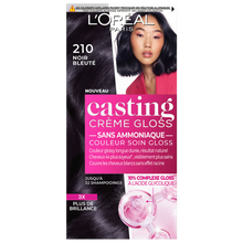 Coloration cheveux n°210 noir bleuté casting crème gloss L'ORÉAL PARIS