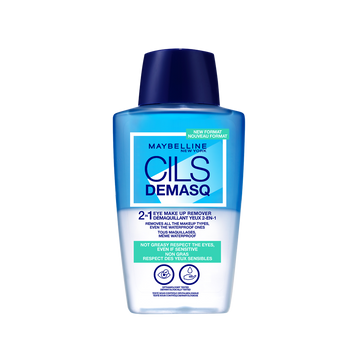 Démaquillant Cils Démasq 2-en-1 waterproof MAYBELLINE Flacon 150 ml