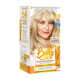 Coloration permanente BELLE COLOR, blond très très clair cendré n°111