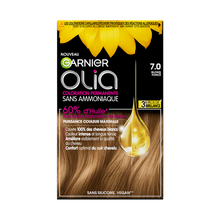 Coloration cheveux n°7.0 blond foncé permanente sans ammoniaque olia GARNIER