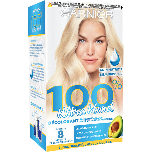 Coloration cheveux blond décolorant 100% GARNIER - 160ml