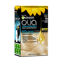 Coloration cheveux n°110 blond naturel super éclaircissant olia GARNIER