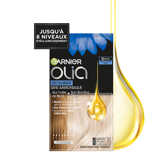 Crème de décoloration permanente sans ammoniaque olia GARNIER - 100ml