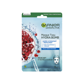 Masque tissu visage HydraBomb Grenade Hydratant & Repulpant Skin Active GARNIER x1