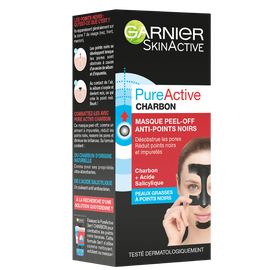 Pure Active Masque Visage Peel-off Charbon Anti-imperfections GARNIERx1