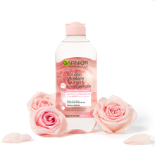 Solution micellaire à l'eau de rose peaux ternes GARNIER - flacon 400ml