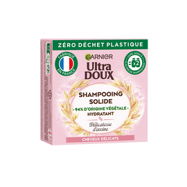 Shampooing solide Hydratant délicatess GARNIER ULTRA DOUX 60mL