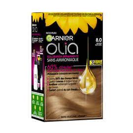 Coloration permanente OLIA blond naturel 8.0