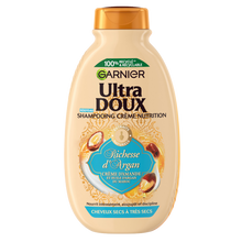 Shampoing crème nutrition richesse d'argan ULTRA DOUX - flacon 250ml