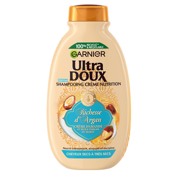 Shampooing Crème Nutrition Richesse d'Argan ULTRA DOUX 250ml