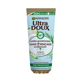 Soin capillaire sans rinçage eau de coco aloe ULTRA DOUX HAIRCARE 200ml