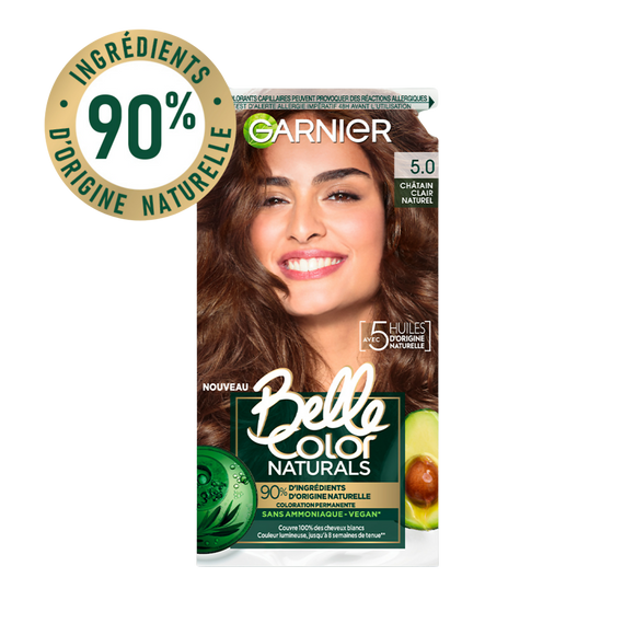 Coloration sans ammoniaque naturals 5.0 BELLE COLOR