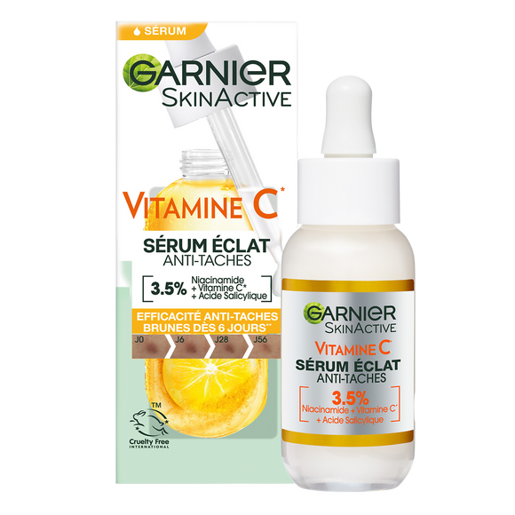 Sérum éclat vitamine C SKINACTIVE Garnier flacon de 30ml