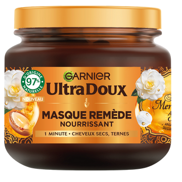 Masque capillaire camelia argan GARNIER ULTRA DOUX HAIRCARE 340ml