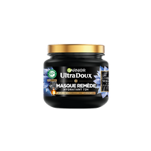 Masque remède équilibrant charbon magnétique ULTRA DOUX - pot 340ml