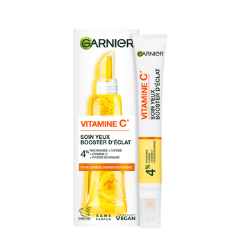 Soin yeux booster d'éclat à la vitamine c skinactive GARNIER - flacon15ml