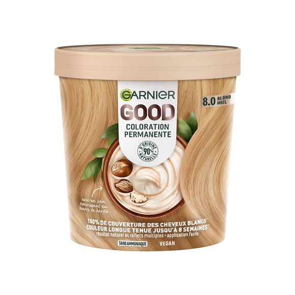 Coloration oxydation kit ombre 8.0 blond miel GOOD