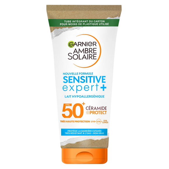 Lait solaire adulte spf50+ sensitive expert+ AMBRE SOLAIRE - tube 175ml
