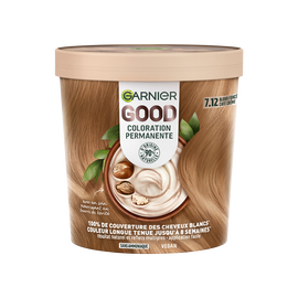 Coloration oxydation kit ombre 7.12 blond foncé café crème GOOD