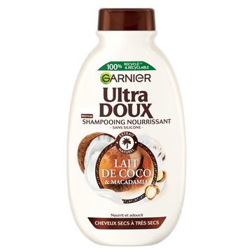 Shampooing ultra doux coco milk GARNIER 300ml