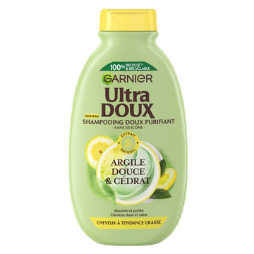 Shampooing Doux Purifiant Argile Douce Cédrat ULTRA DOUX 300ml