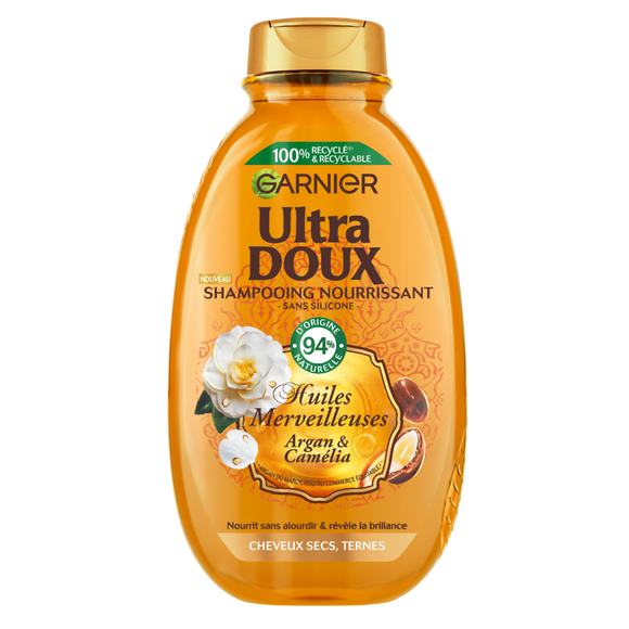Shampooing ultra doux merveilleux GARNIER 300ml