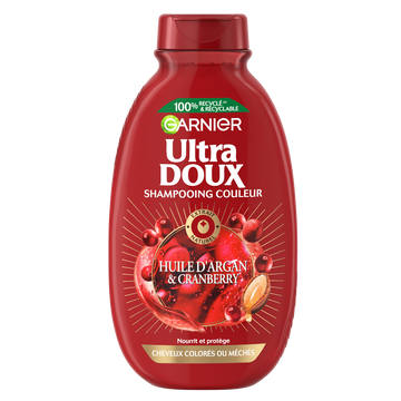 Shampooing ultra doux cranberry GARNIER 300ml