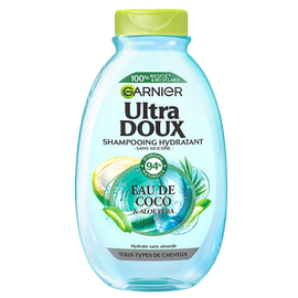 Shampooing Hydratant Eau de Coco Aloe Vera ULTRA DOUX 300ml