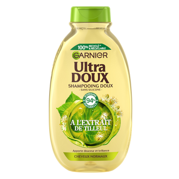 Shampooing ultra doux tilleul GARNIER 300ml