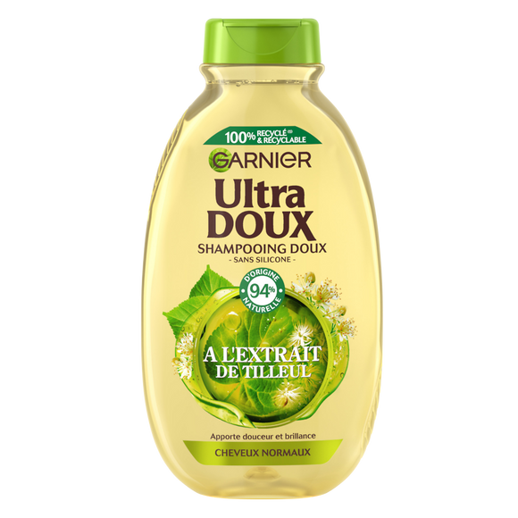 Shampooing ultra doux tilleul GARNIER 300ml