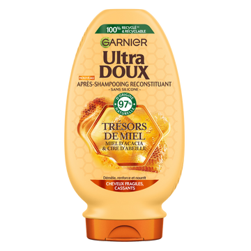 Après-Shampooing ultra doux trésor miel GARNIER 250ml