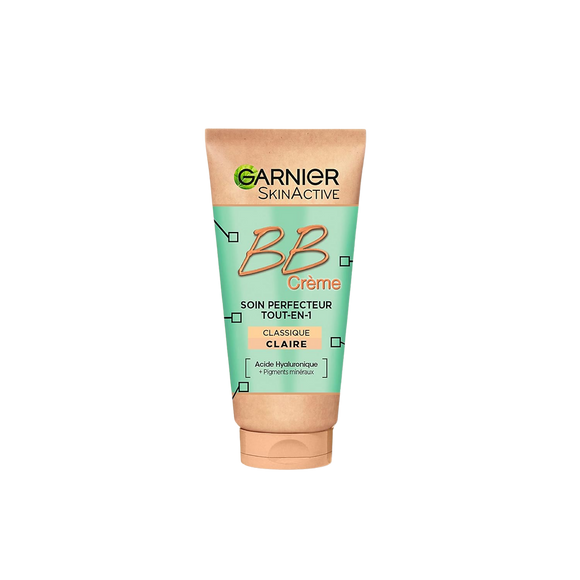 Bb crème visage soin perfecteur 5en1 teinte claire GARNIER- tube 50ml