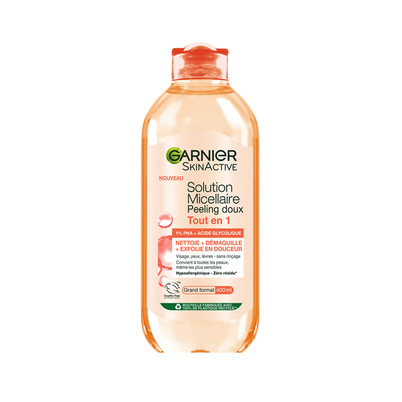 Eau micellaire peeling GARNIER SKINACTIVE VISAGE 400ml