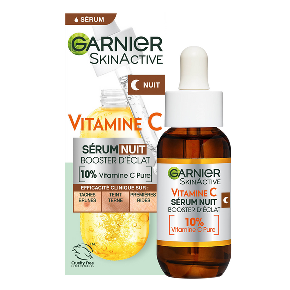 Sérum nuit vitamine C SKINACTIVE VISAGE 30ml