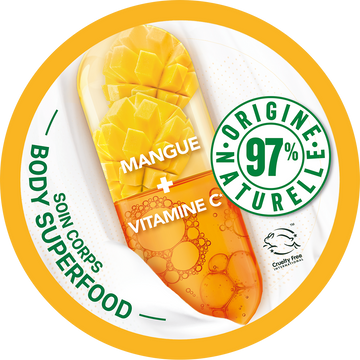 Crème soin corps mango superfood skinact.GARNIER BODY 380ml