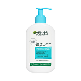 Gel nettoyant moussant GARNIER Skinactive 250mL