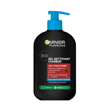 Gel Nettoyant Charbon PUREACTIVE 250ml